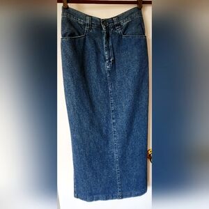 Lee Indigo Denim Jeans Long Skirt